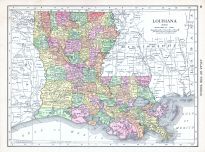 Louisiana, World Atlas 1913